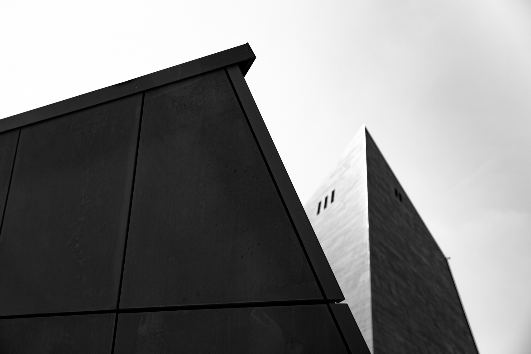 Schwarz-weisse architektonische Fine-Art-Fotografie