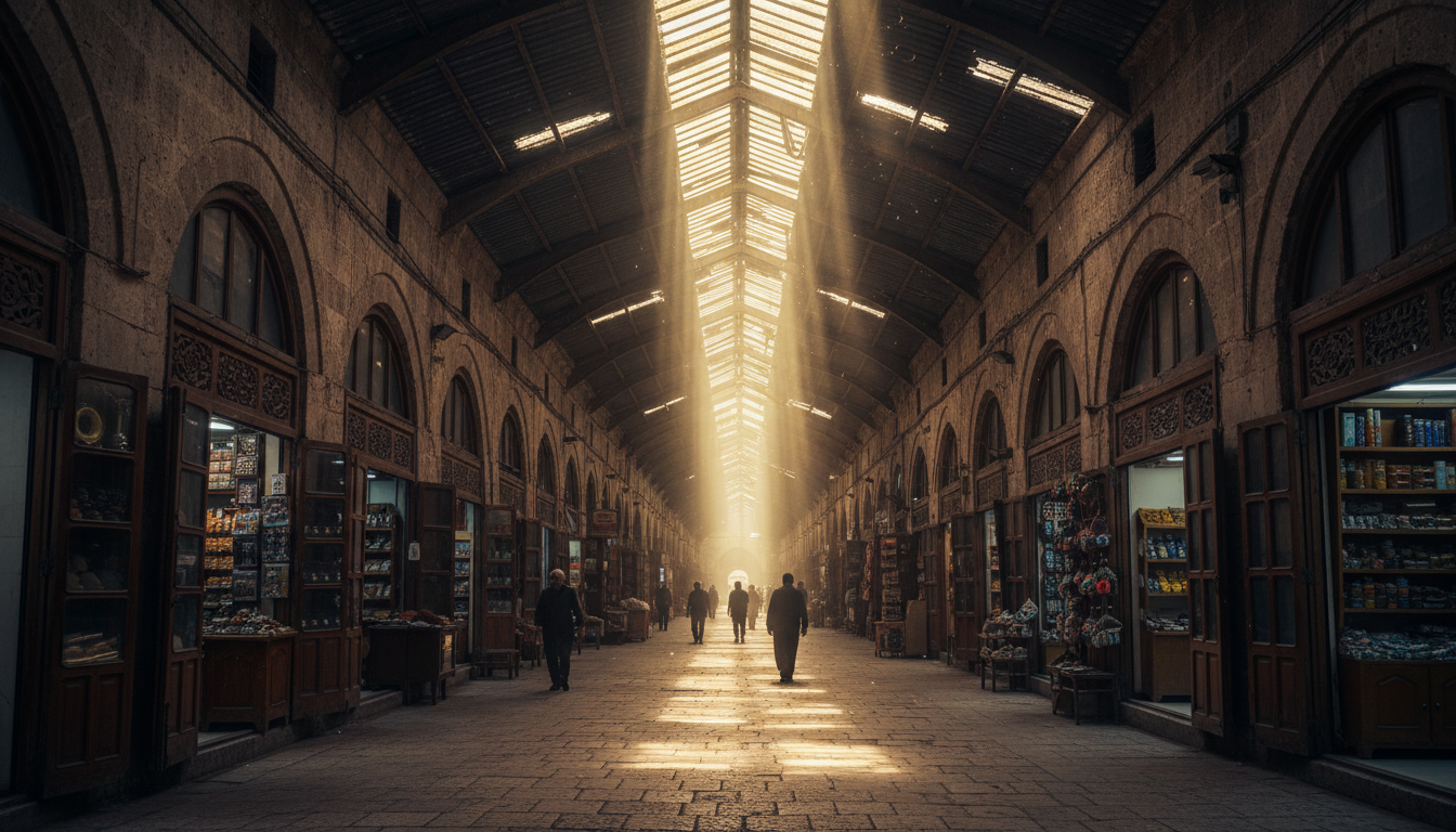 Al-Hamidiyah Souq atmosphere