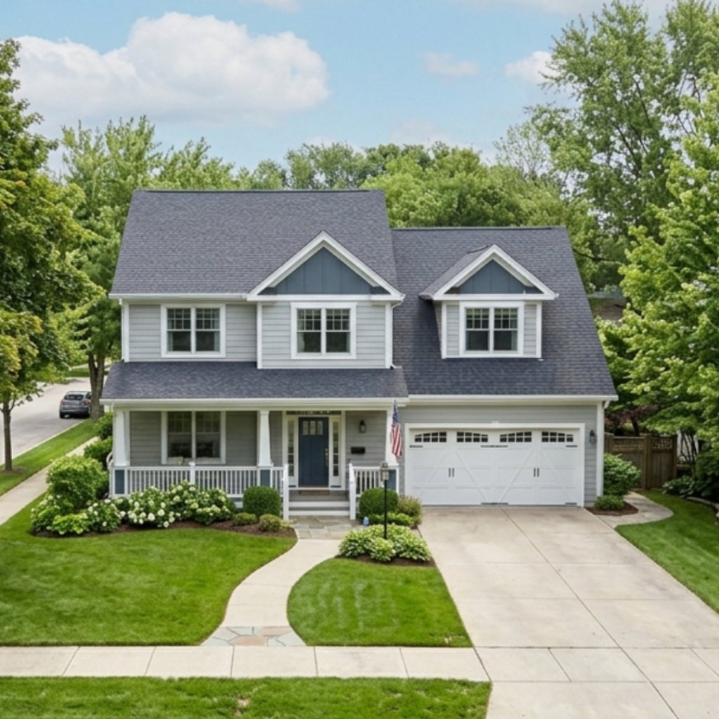 Elite Roofing — Beautiful home with new roof