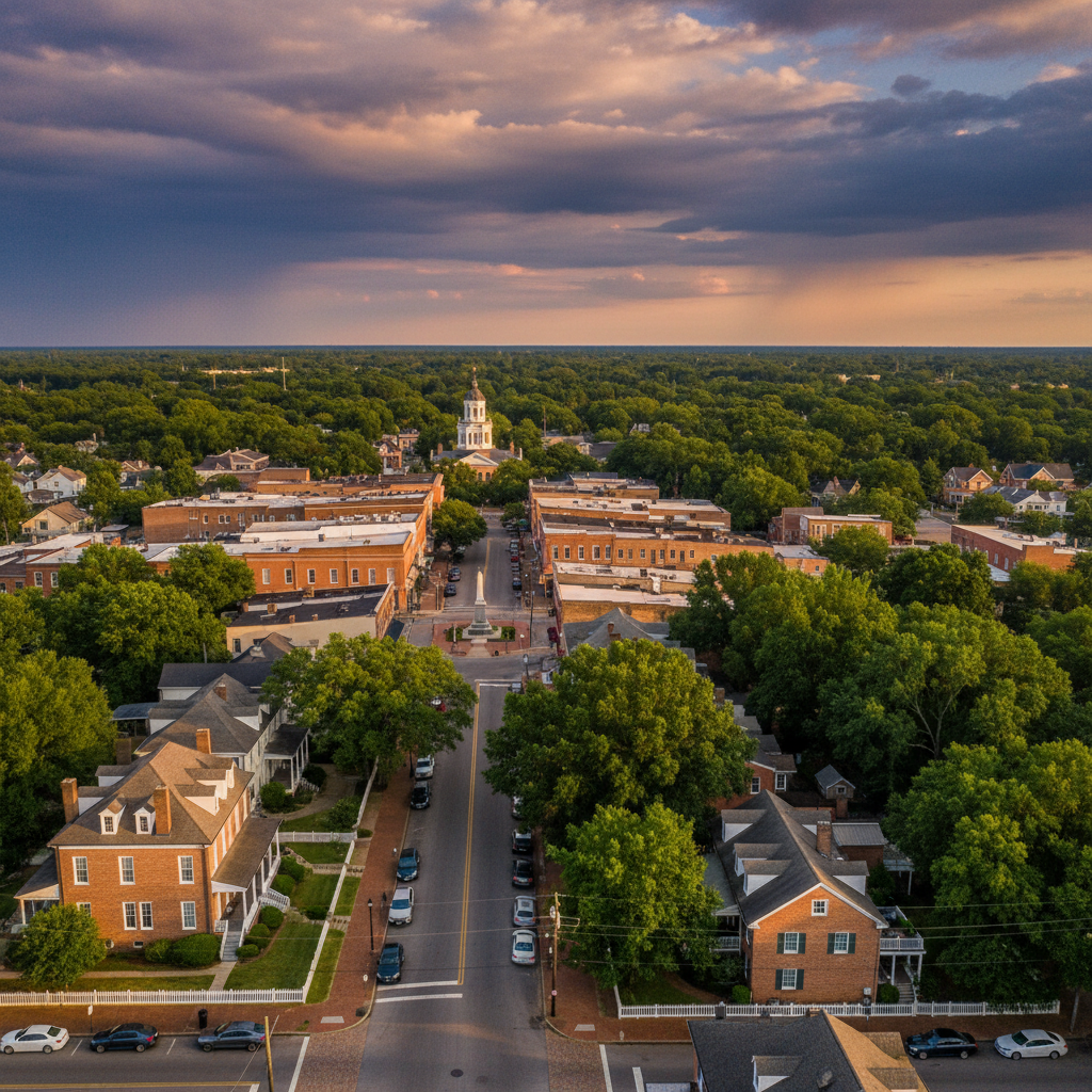 Hernando MS aerial view