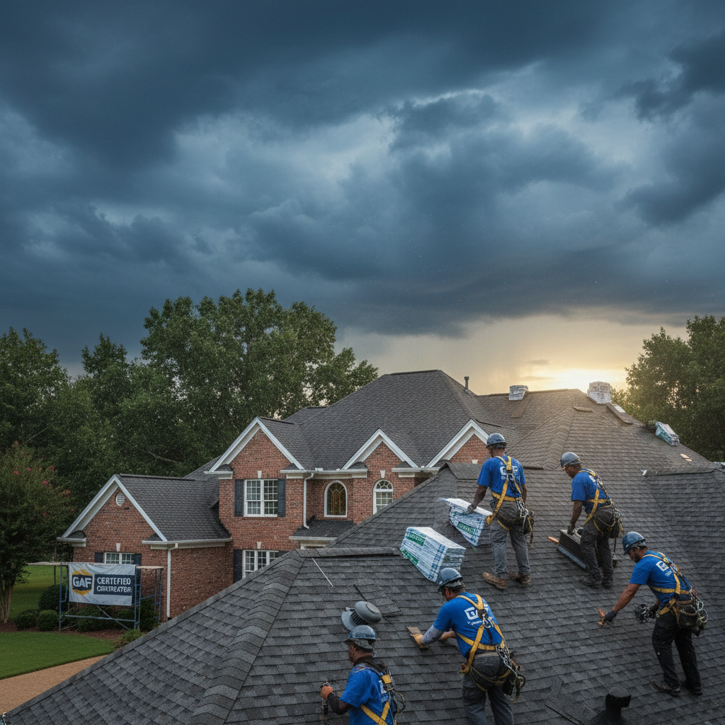 Roofing installation in Southaven MS