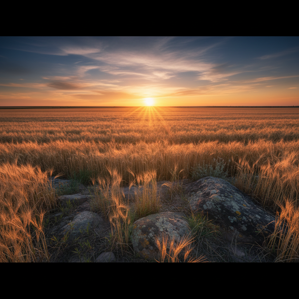 Saskatchewan wheat field