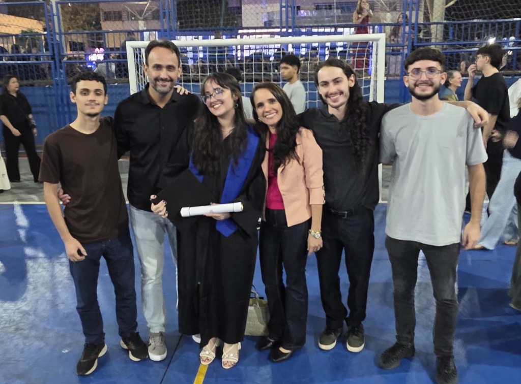 Ivan Moraes com sua família