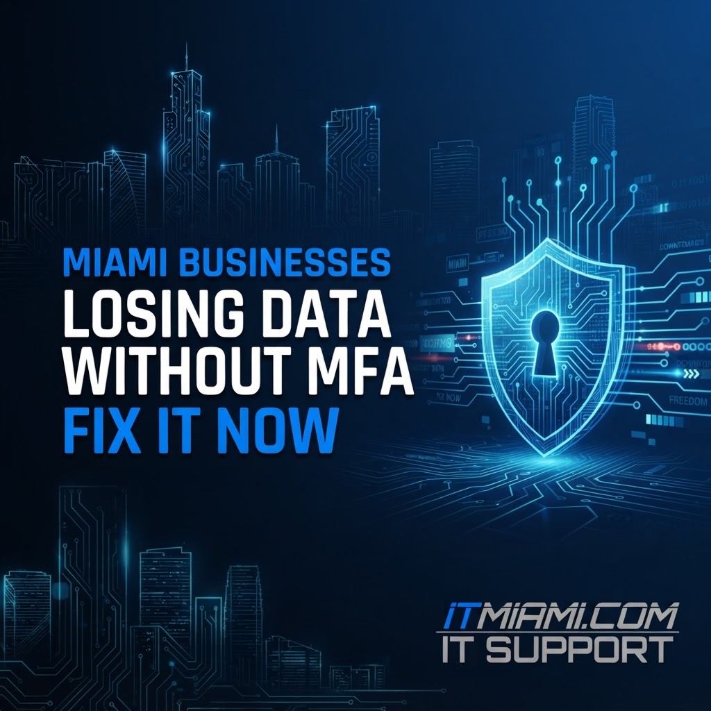 Miami Businesses Losing Data Without MFA: Fix It Now