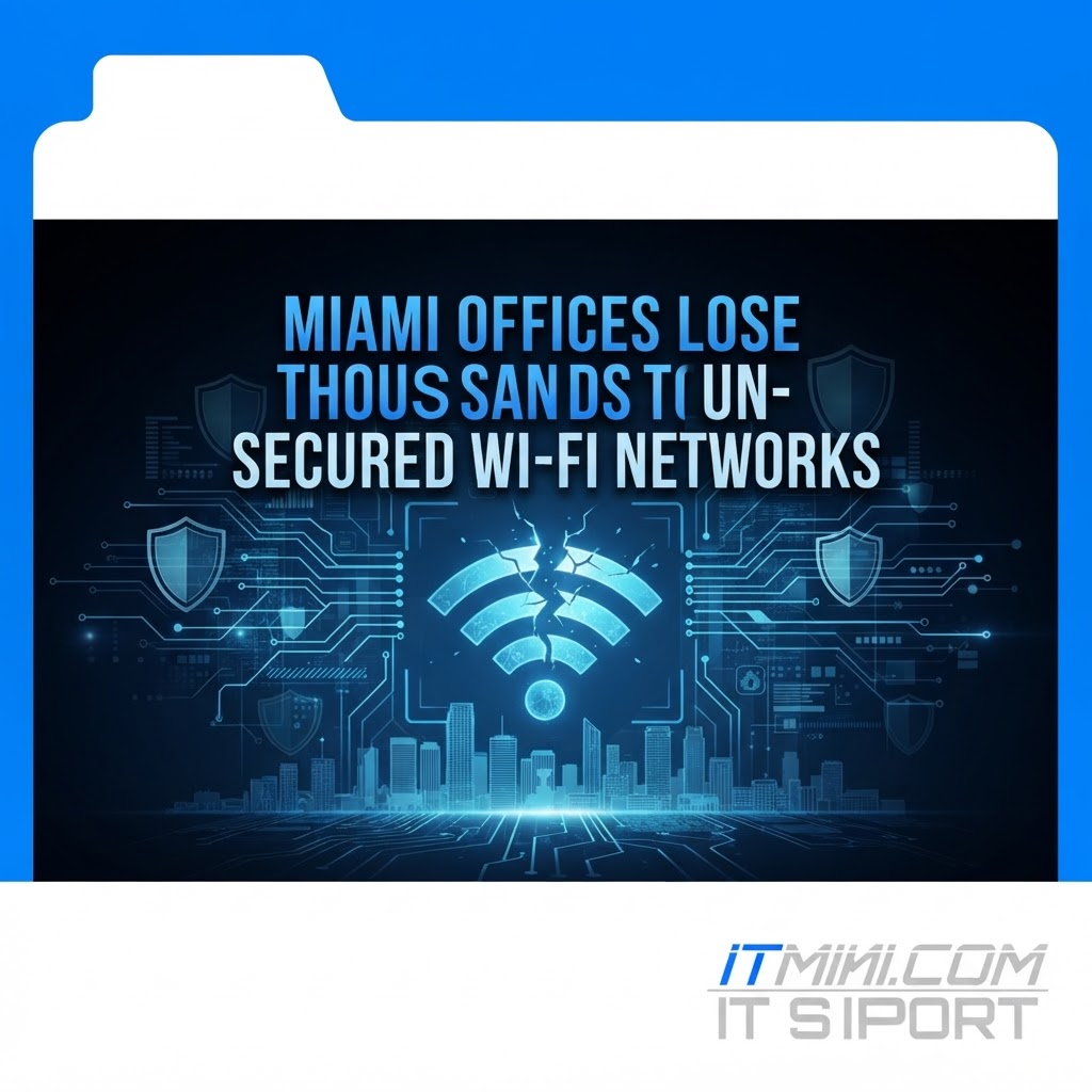 Miami Offices Lose Thousands to Unsecured Wi-Fi Networks - iTMIAMI.COM Miami IT Support