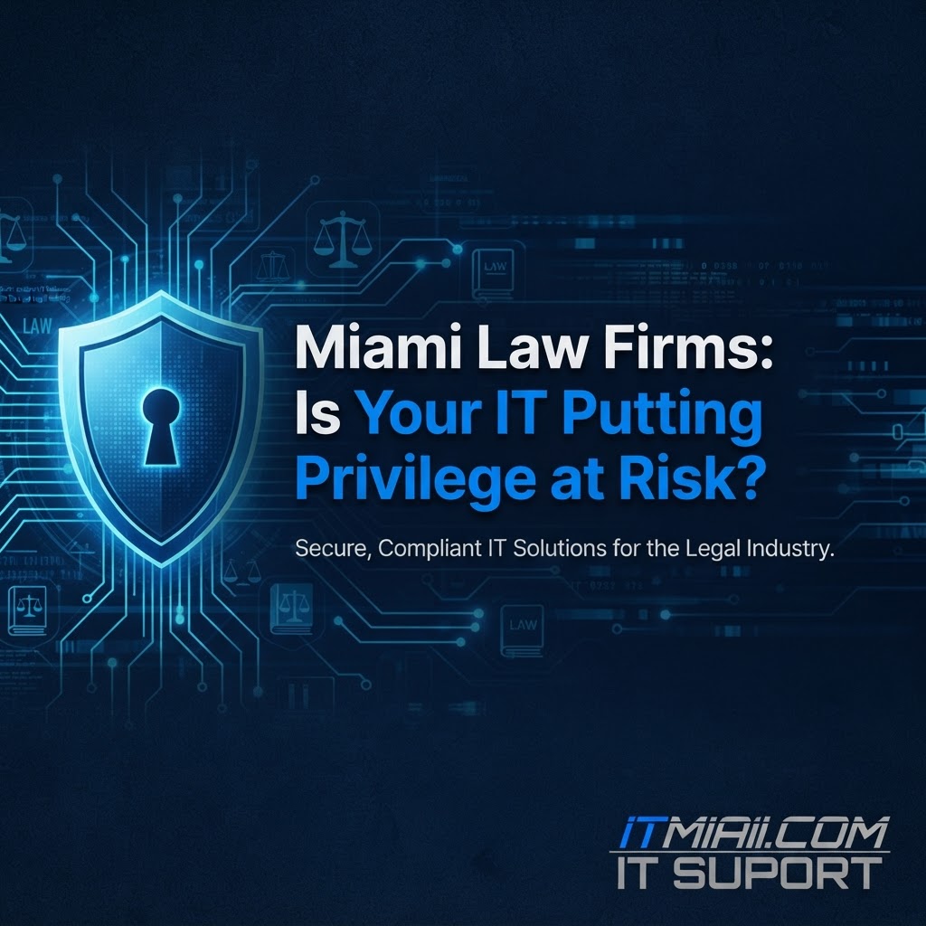 Miami Law Firms: Is Your IT Putting Privilege at Risk?
