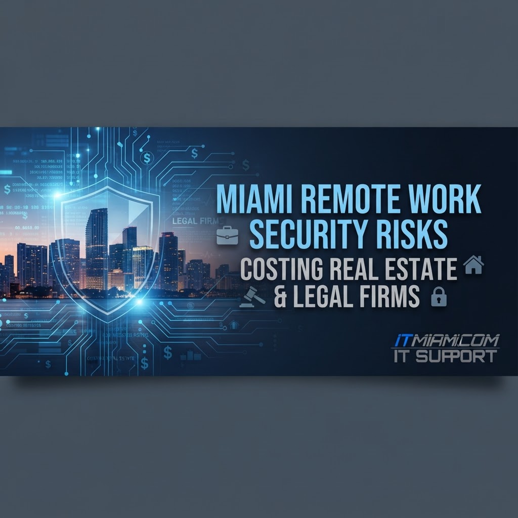 Miami Remote Work Security Risks Costing Real Estate & Legal Firms