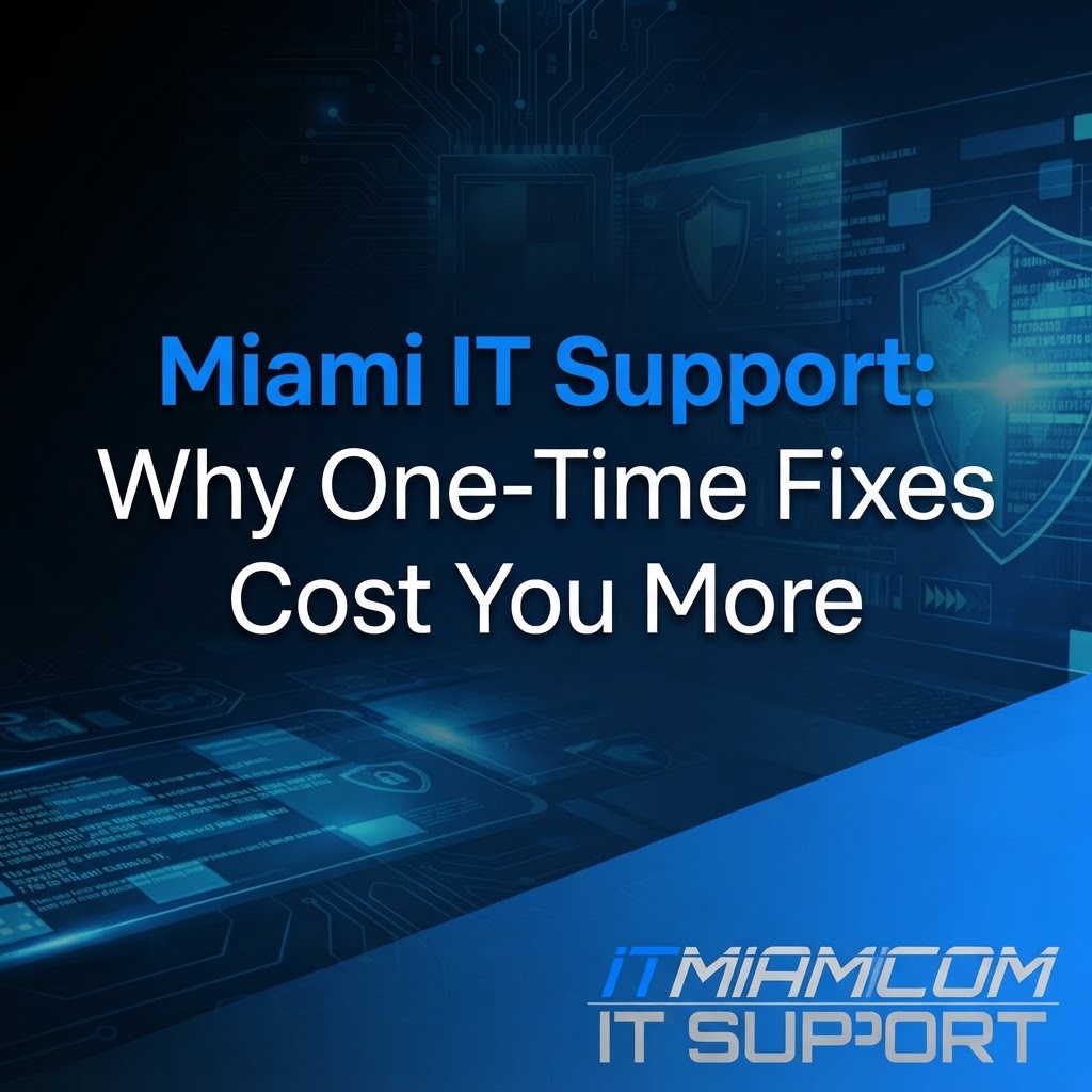 Miami IT Support: Why One-Time Fixes Cost You More