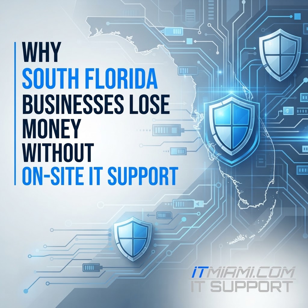 Why South Florida Businesses Lose Money Without On-Site IT Support