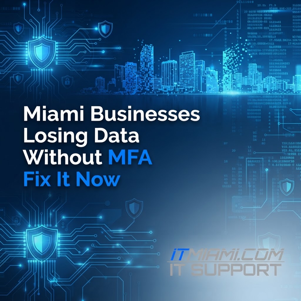 Miami Businesses Losing Data Without MFA: Fix It Now