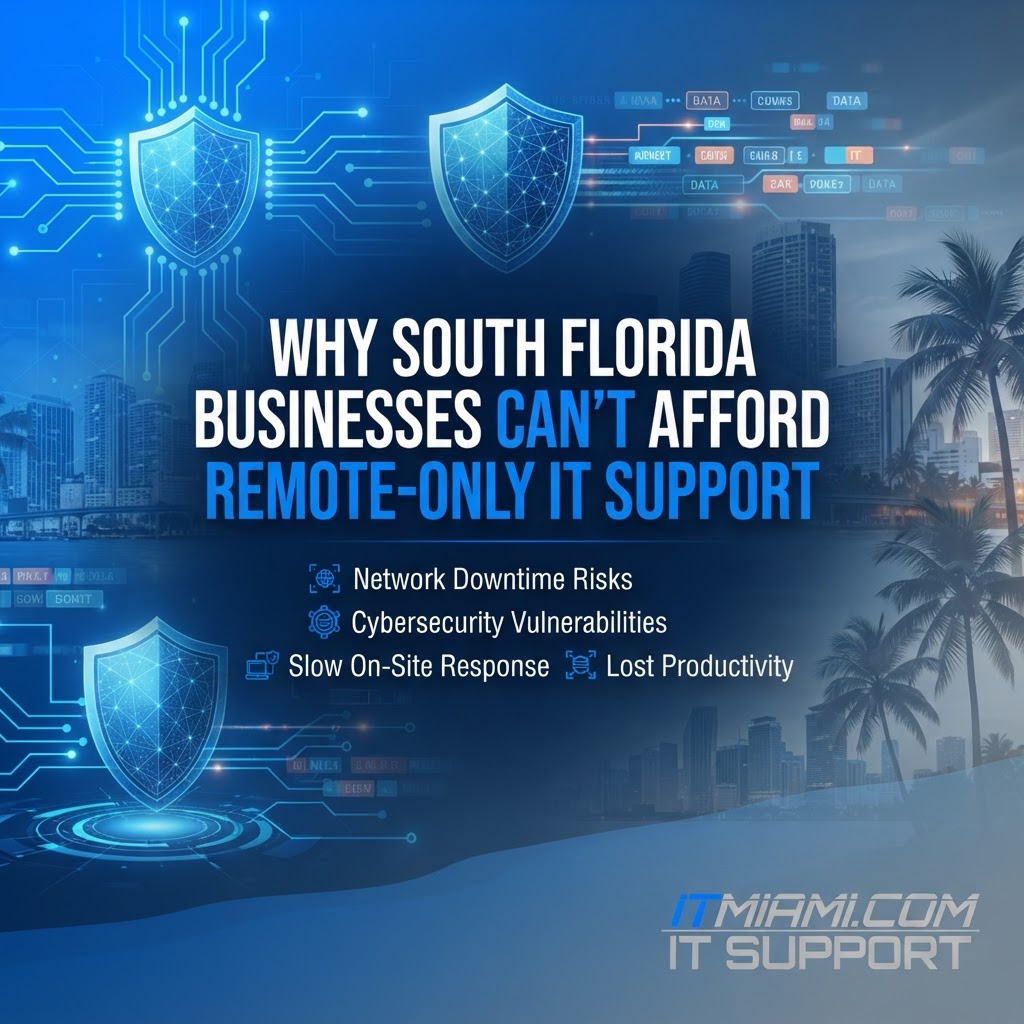 Why South Florida Businesses Can't Afford Remote-Only IT Support