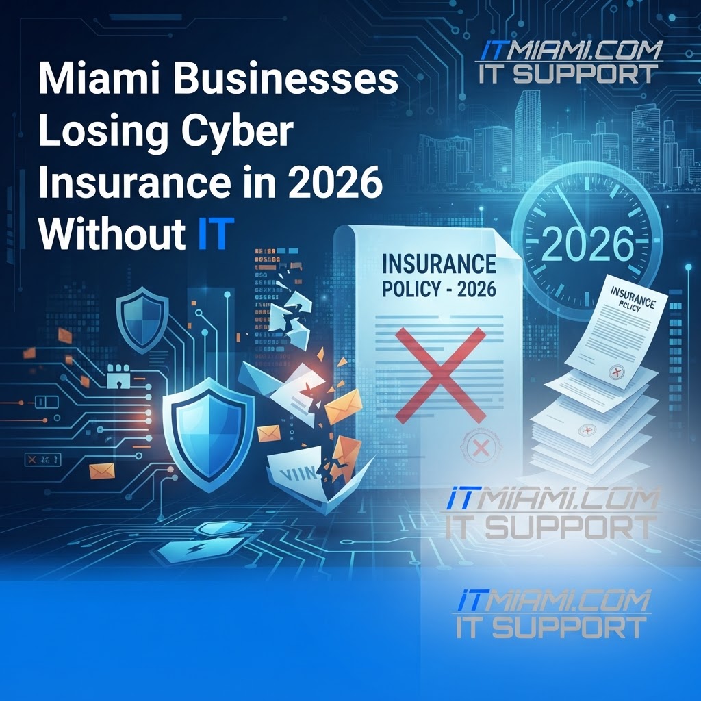 Miami Businesses Losing Cyber Insurance in 2026 Without IT