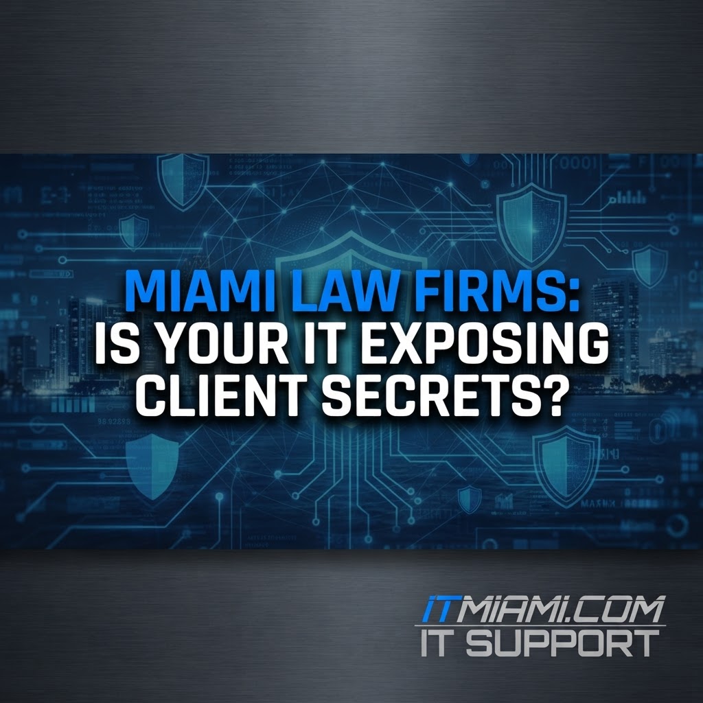 Miami Law Firms: Is Your IT Exposing Client Secrets?