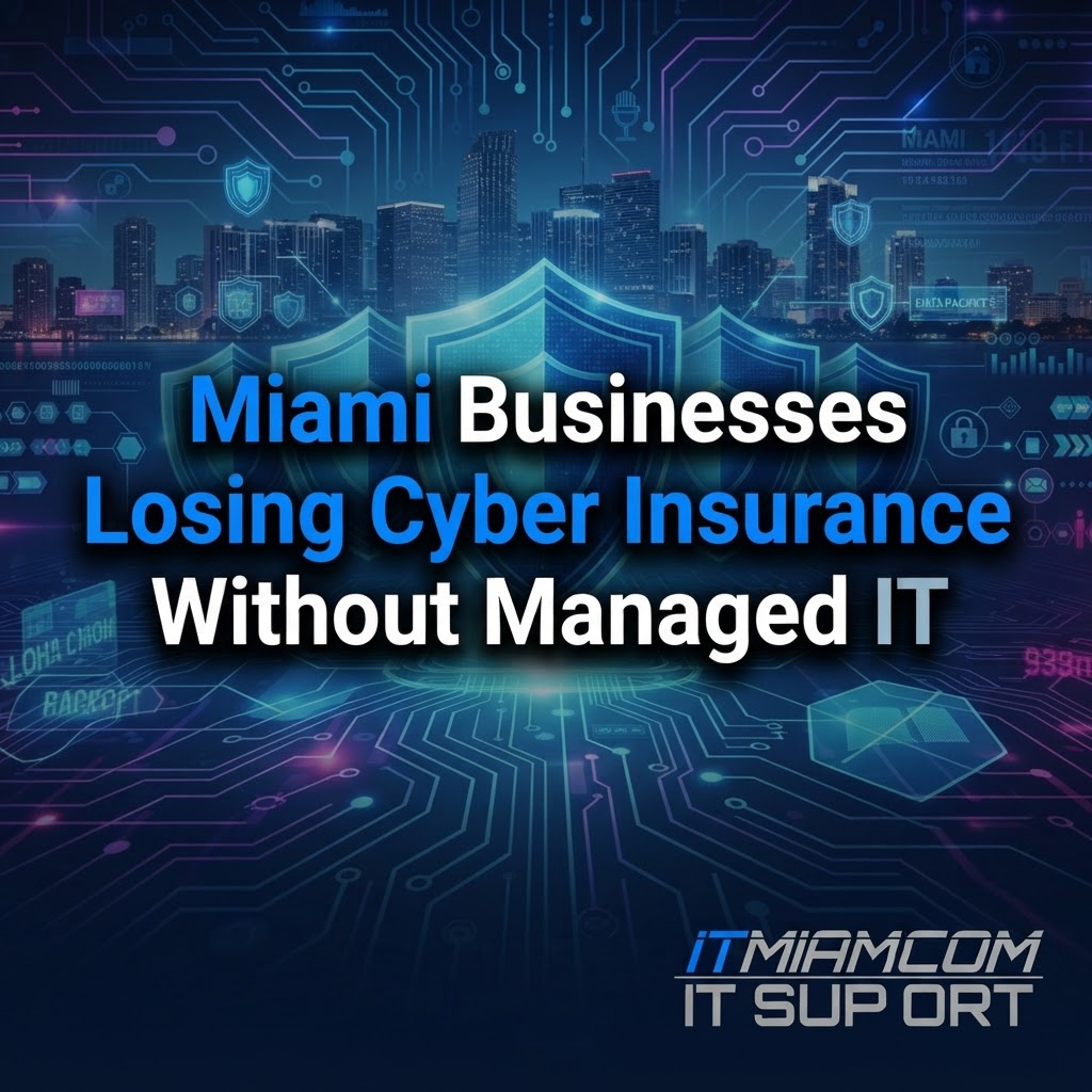 Miami Businesses Losing Cyber Insurance Without Managed IT