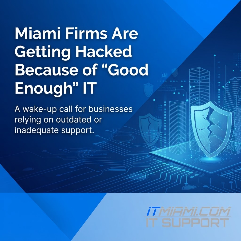 Miami Firms Are Getting Hacked Because of "Good Enough" IT