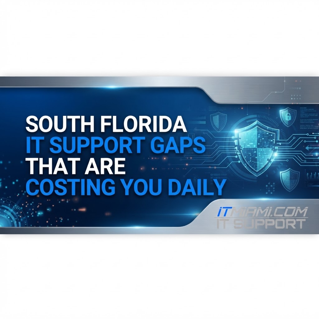 South Florida IT Support Gaps That Are Costing You Daily