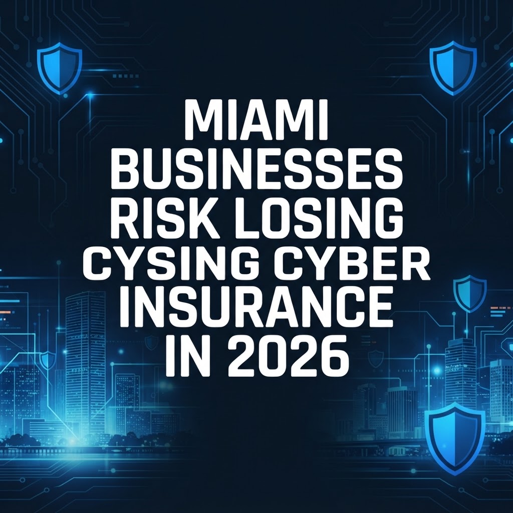 Miami Businesses Risk Losing Cyber Insurance in 2026 - iTMIAMI.COM Miami IT Support