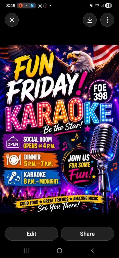Fun Friday Karaoke Night