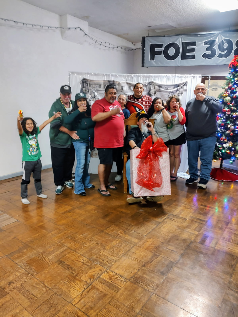 Members Gather for the Aerie #398 Christmas Party