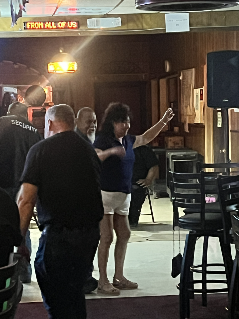 Members Gathered at the Lodge
