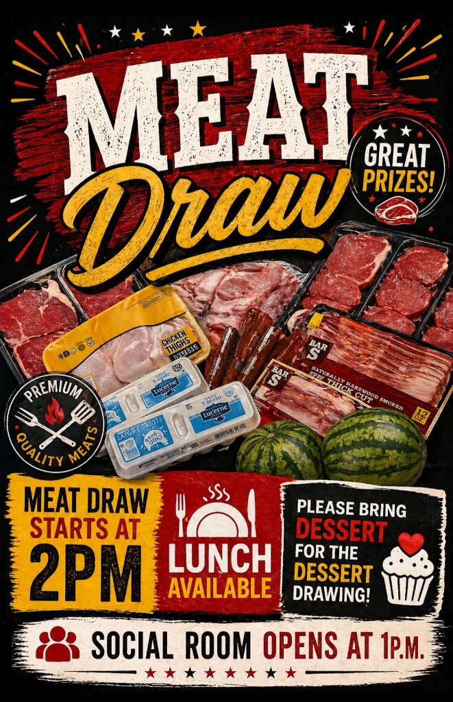 Meat Draw – Social Room
