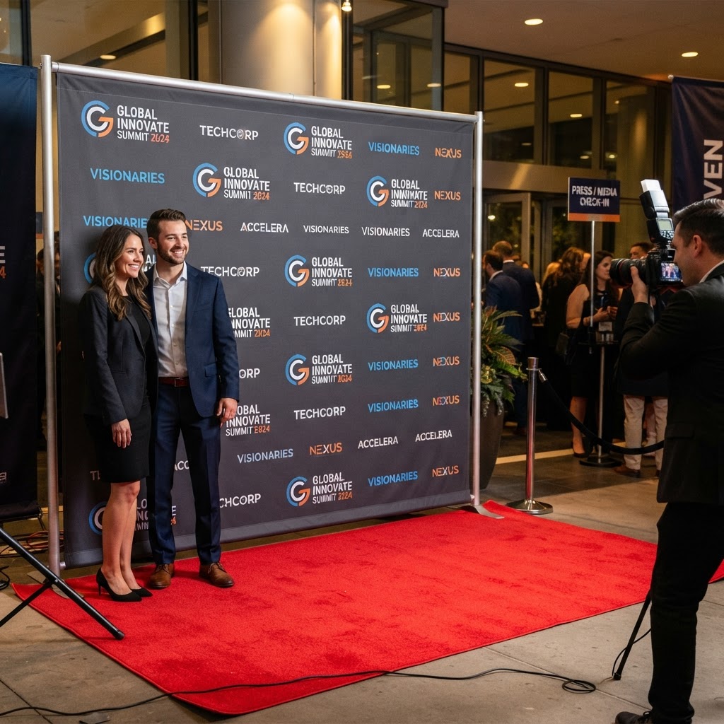 10×8 Step & Repeat Backdrop