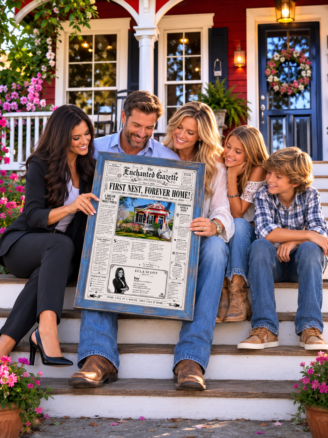 Closing Chronicle newspaper design example