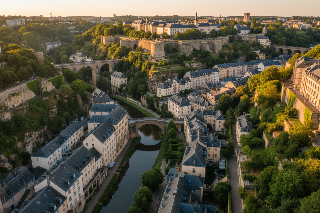Luxembourg City — Grund Valley