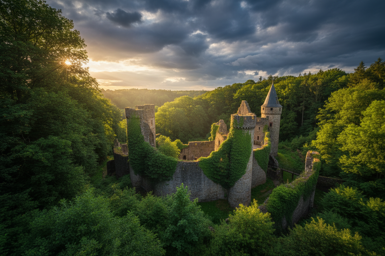 Beaufort Castle ruins