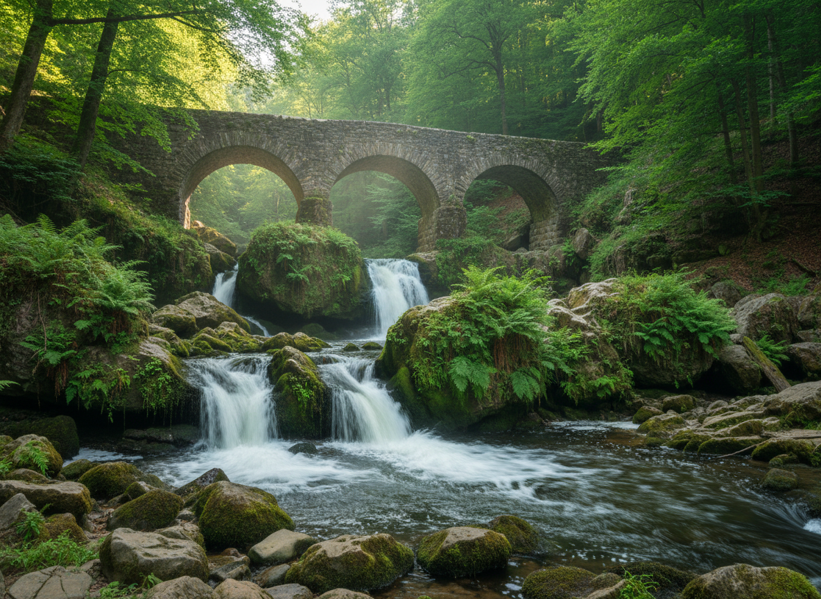 Schiessentümpel waterfall in Mullerthal