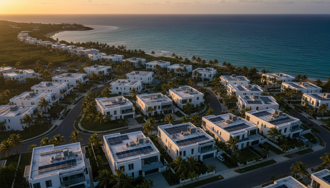 Instalación solar en Puerto Rico