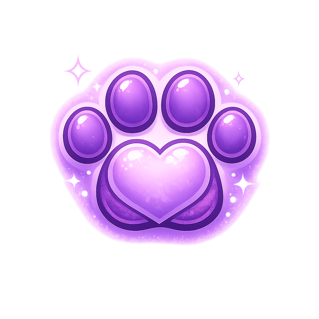 Purple Heart Paw