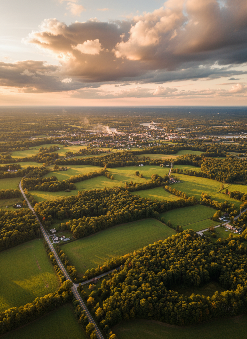 Mission success aerial photograph
