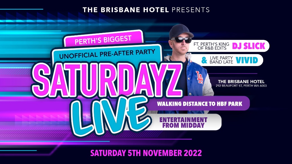 Saturday Live Pre Party