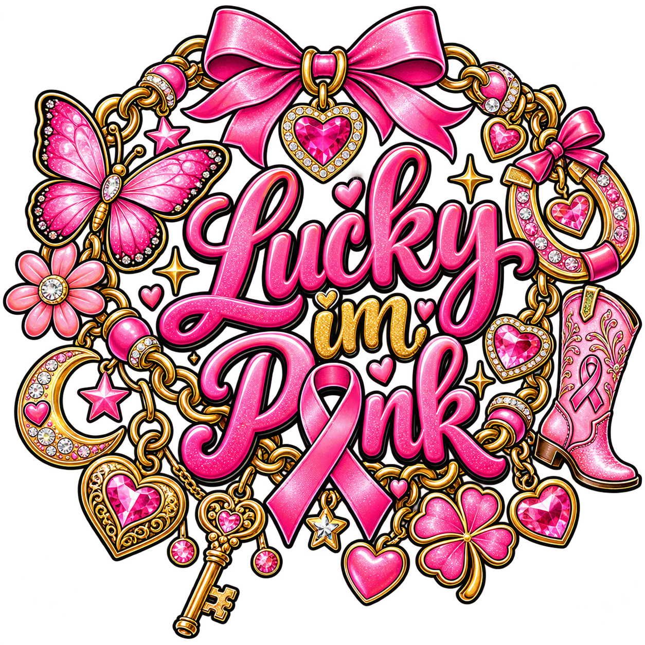 Lucky in Pink