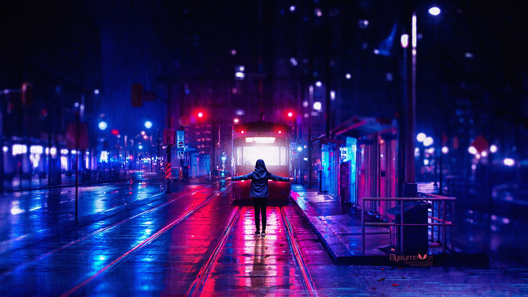 Black Bird in a City