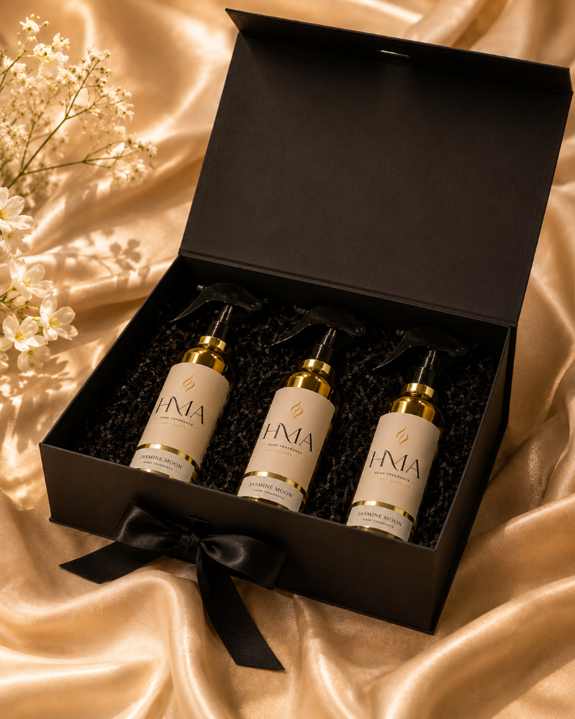 Included perfume gift set