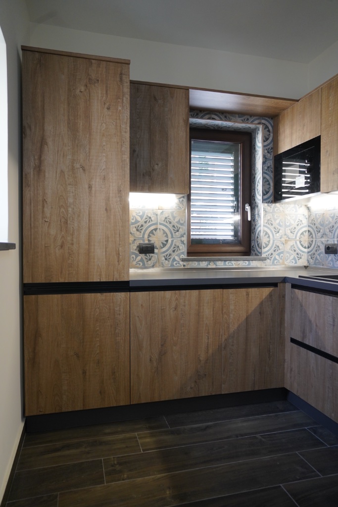 Progetto Soggiorno con Divano Beige