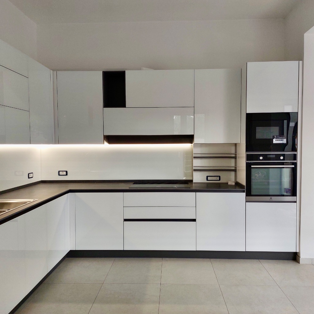 Progetto Cucina — Dettaglio Isola Legno