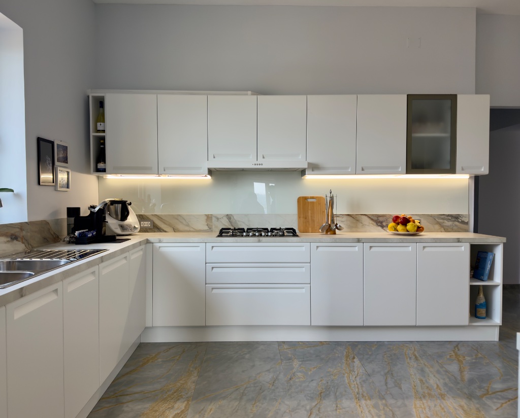 Progetto Living con Libreria