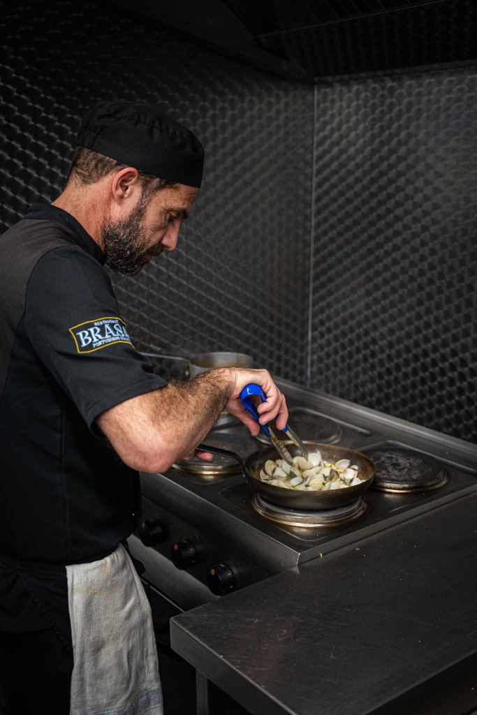 Chef Joe Amorim at work