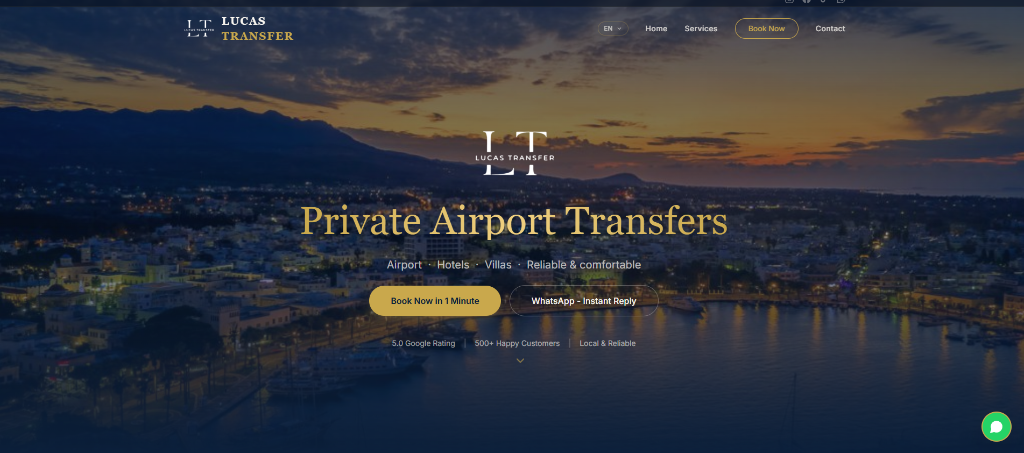 Ιστοσελίδα Lucas Transfer transfers στην Κω