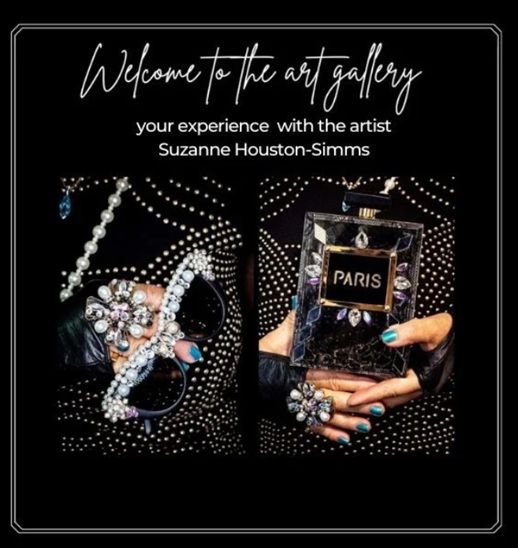 Welcome to the art gallery — your experience with the artist Suzanne Houston-Simms