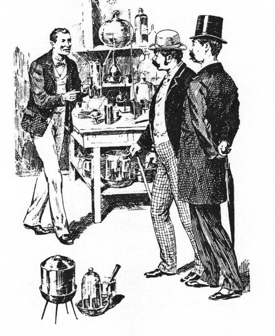 Holmes, Watson and Stamford meet
