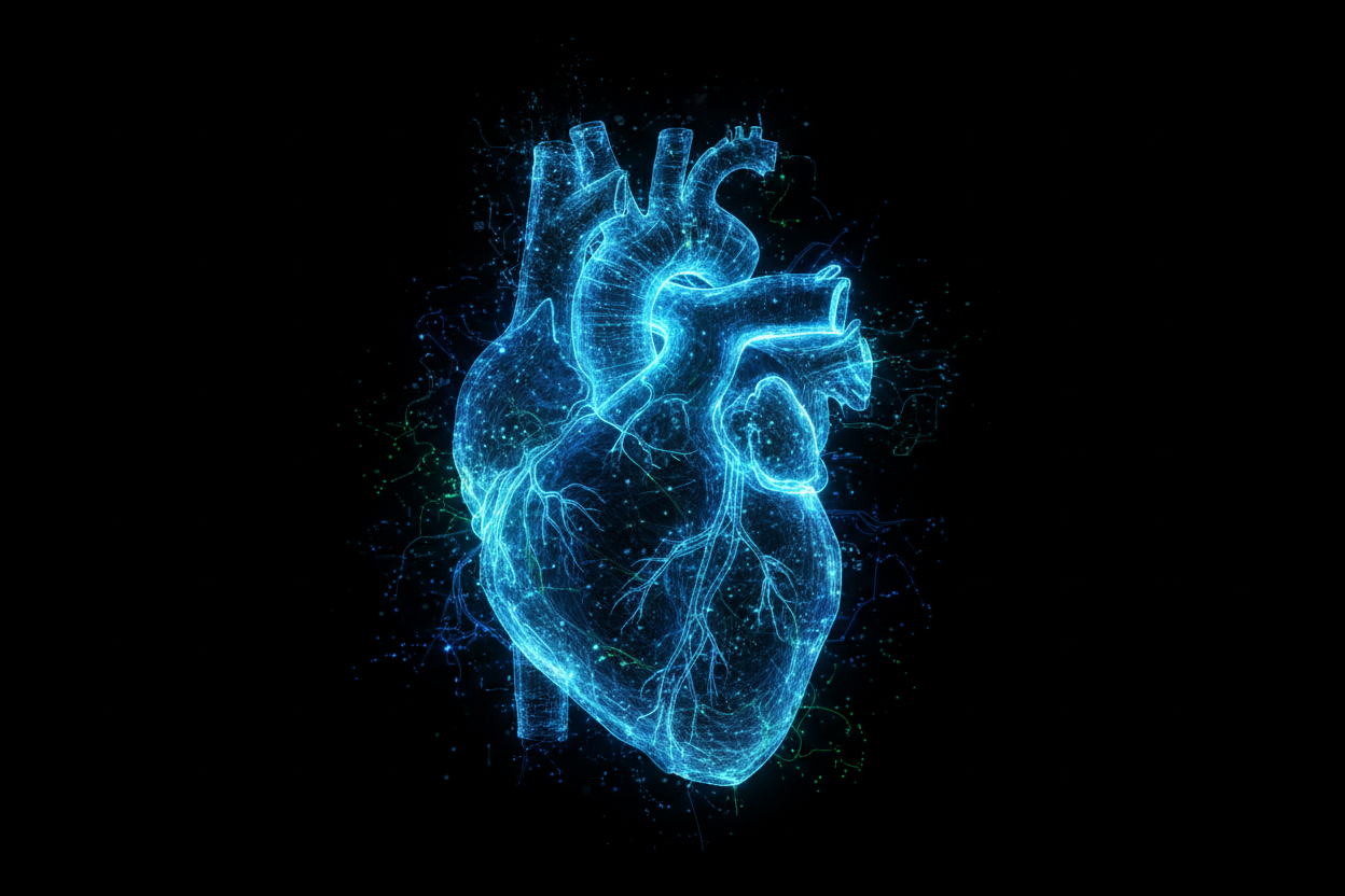 Data-stream heart — Digital Health