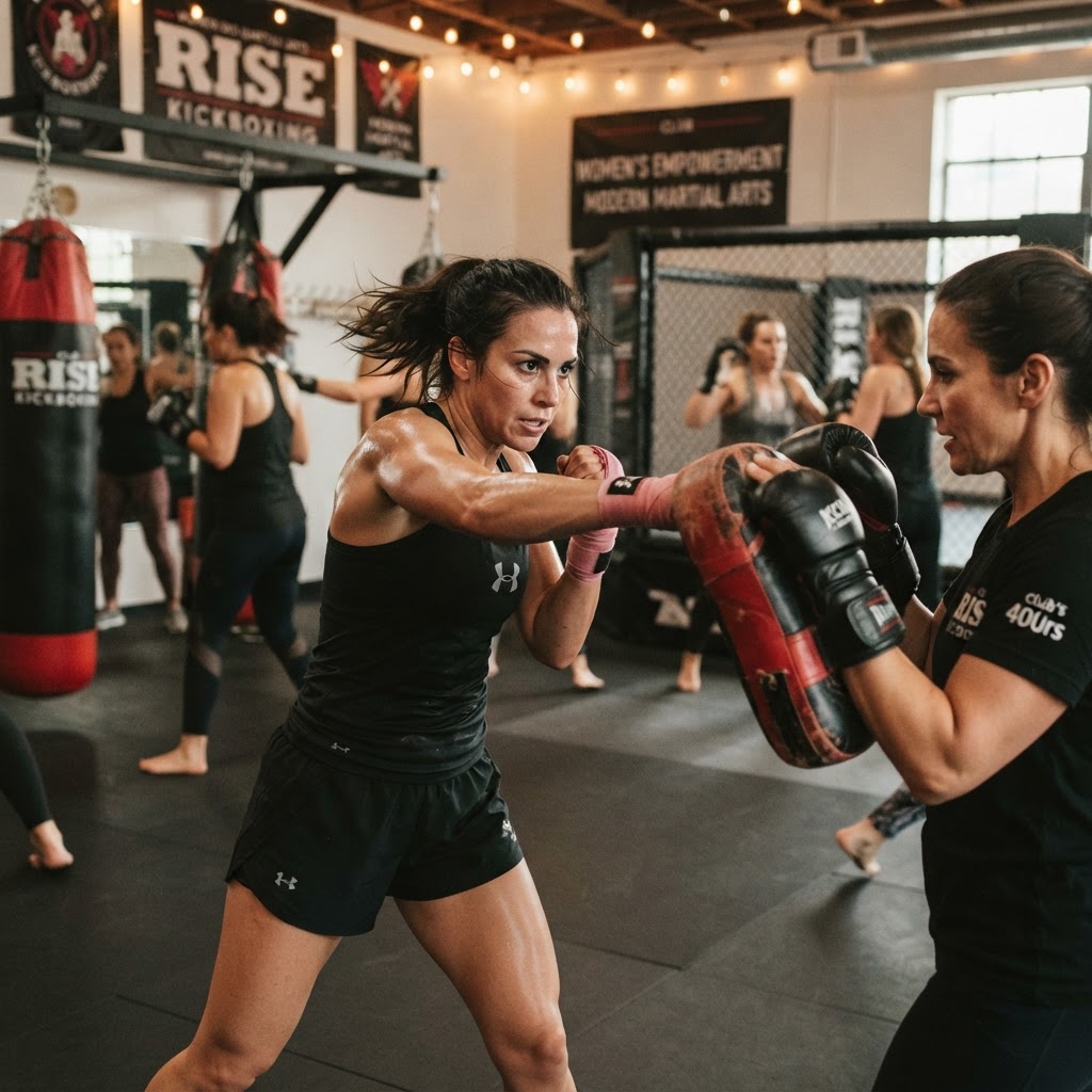 Womens Only Kickboxing Fitness Class