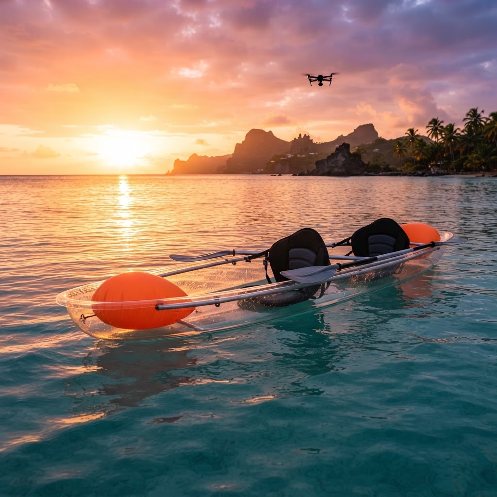 Krystal Kayak Drone Shoot