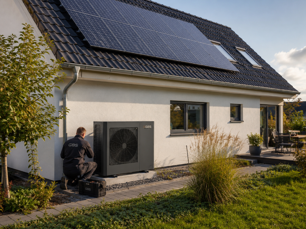 Komplettlösung PV + Wärmepumpe – Neubau in Brandenburg