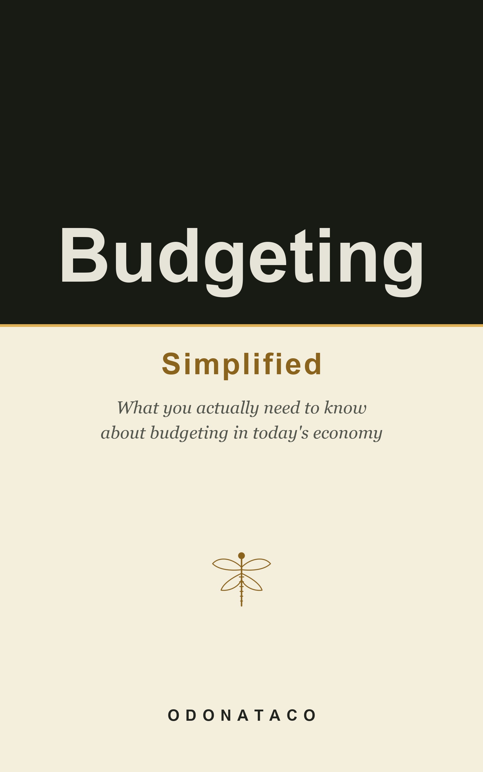 Budgeting: Simplified, book cover