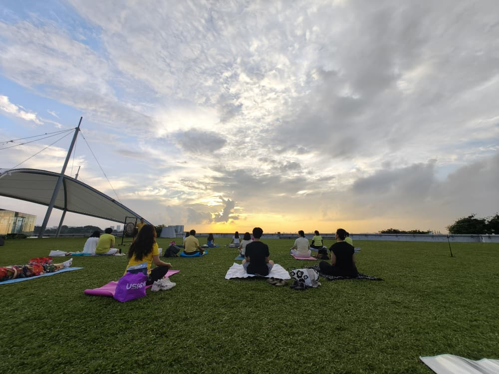 Sun Meditation · 7:30am · 26 Apr 2026 · Marina Barrage